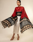 Aeshaane Tussar Peace Silk 3-in-1 Capes (Click for more options)