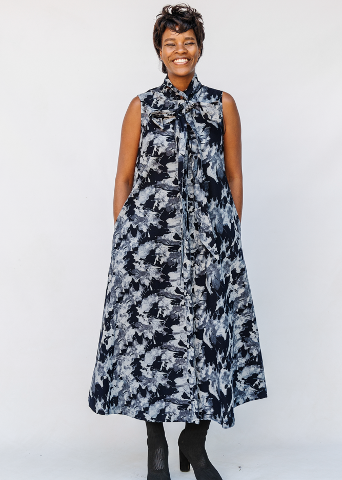 celestial print maxi dress Celestine Maxi L