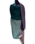 Julahas Light Wool Cape Fusion Teal Purple