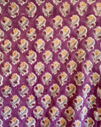 Julahas Blockprint Cotton Kaftan Long Sleeved