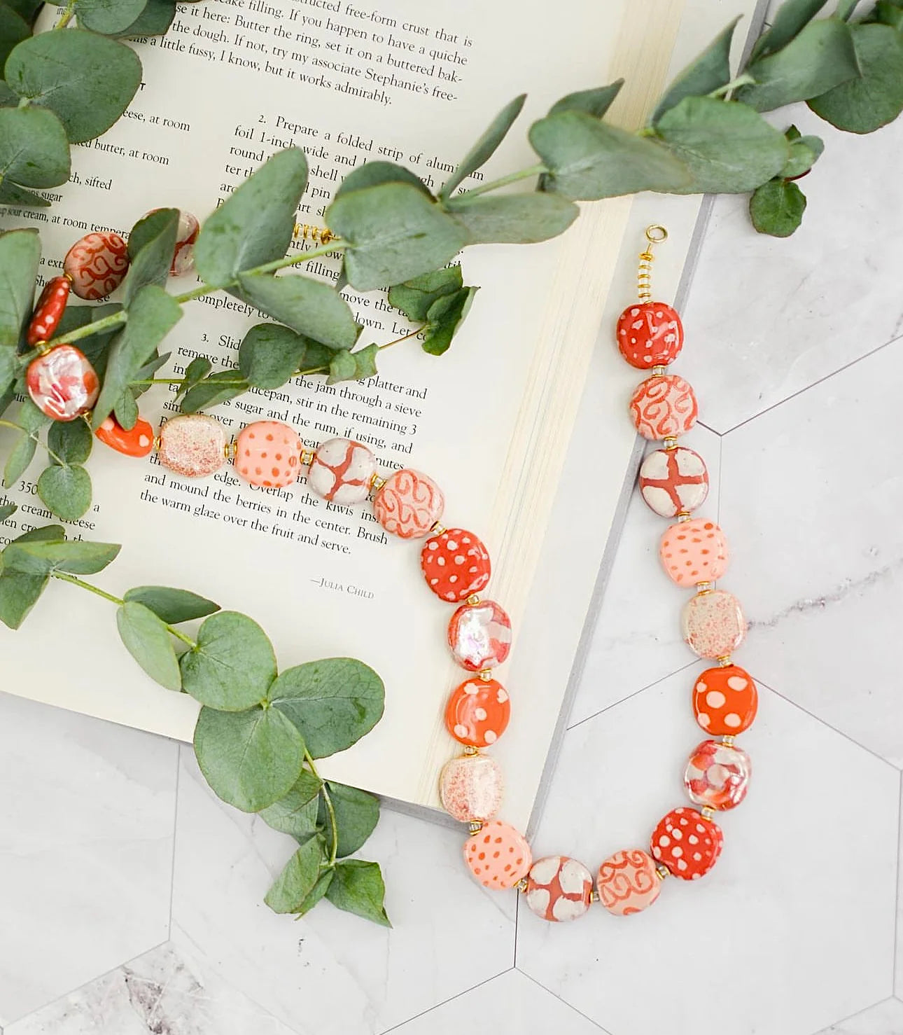 Kazuri beaded earrings