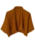 Julahas Wool Silk Waterfall Bolero Sunshine