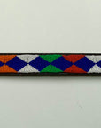 Rainbow beaded belt