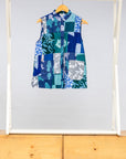 Morel Patchwork Sleeveless Shirt