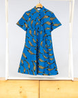 Gone Fishing Fitted Short Sleeved Dress