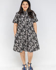 Nocturne Fitted Short Sleeved Dress