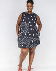 Callisto Patchwork Reversible Shift Dress