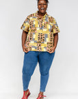 Chasma Relaxed Patchwork Short Sleeved Shirt