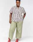 Collective Memory Relaxed Patchwork Short Sleeved Shirt