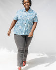 Vitamin Sea Relaxed Patchwork Short Sleeved Shirt