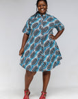 Skyfall Relaxed Short Sleeved Dress