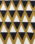 Close up display of black and beige culotte, fabric.