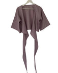 Julahas Linen Wrap Top