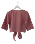 Julahas Linen Wrap Top