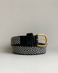 Black and White beaded belt