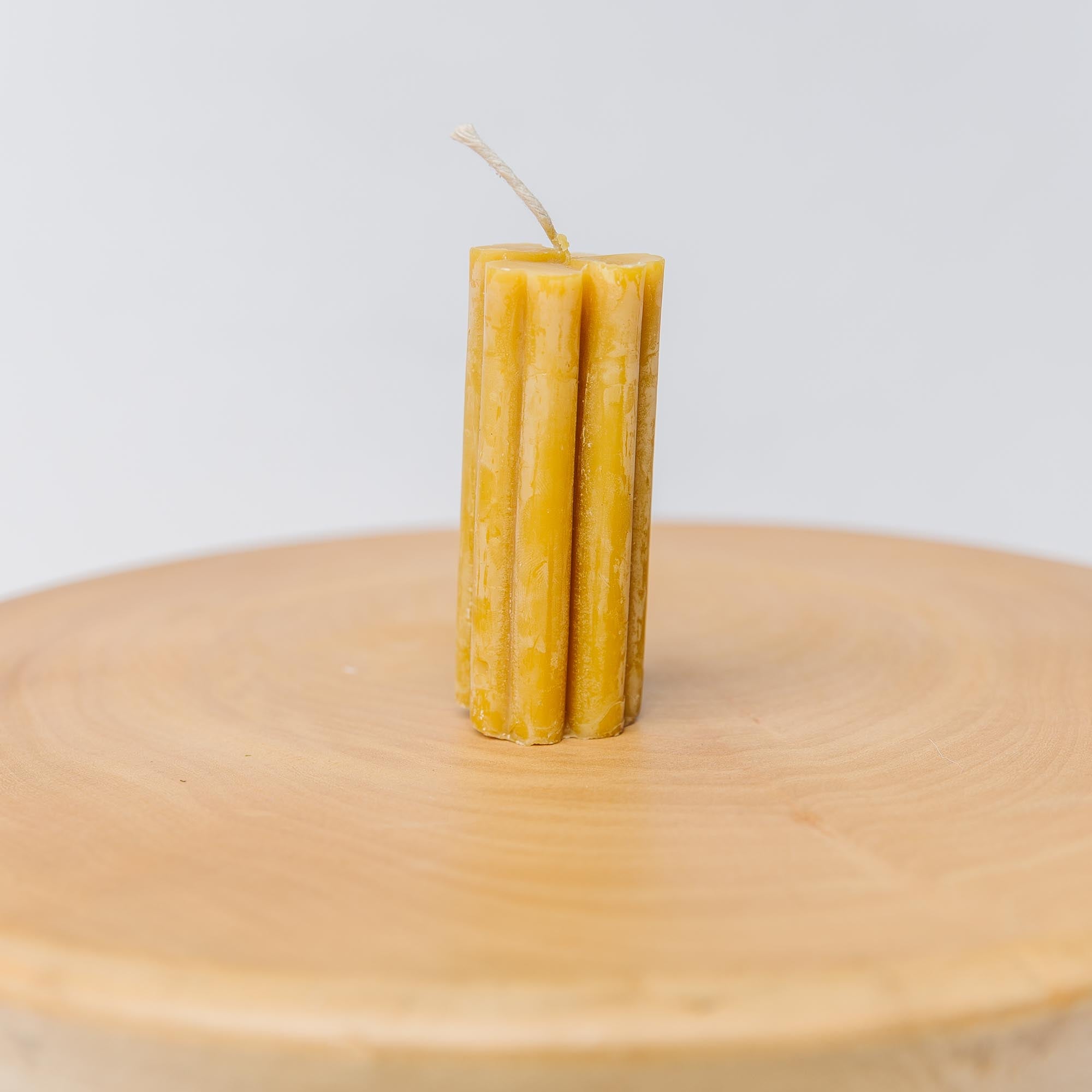 Column  Pure Beeswax Candle