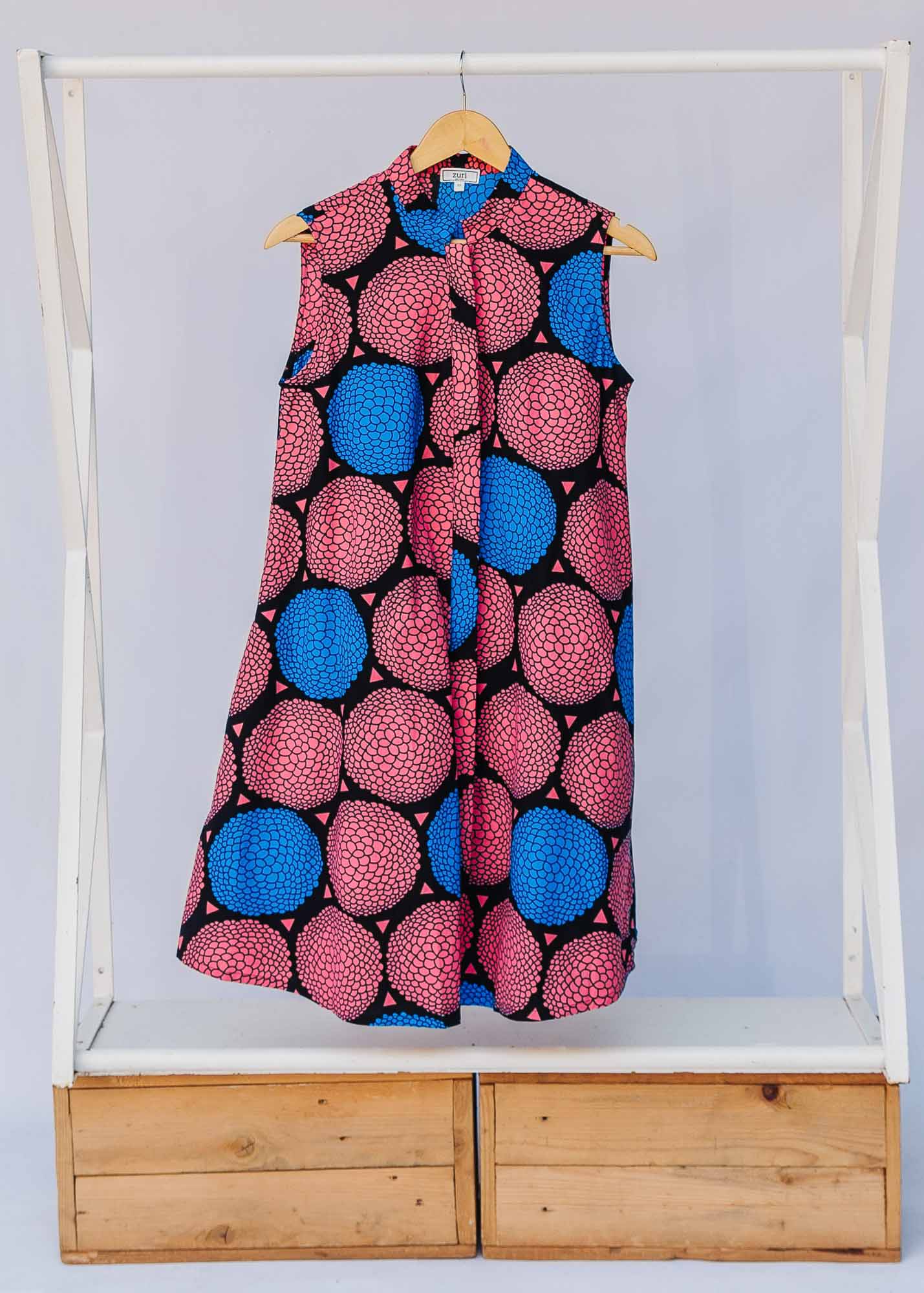 Hydrangea Sleeveless Dress – Zuri