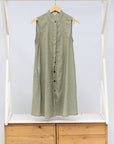 Sage Sleeveless Dress