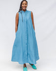 Denim Blues Maxi
