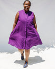 Aubergine Sleeveless Dress