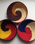 Swirl woven bowl