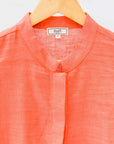 Coral sleeveless dress