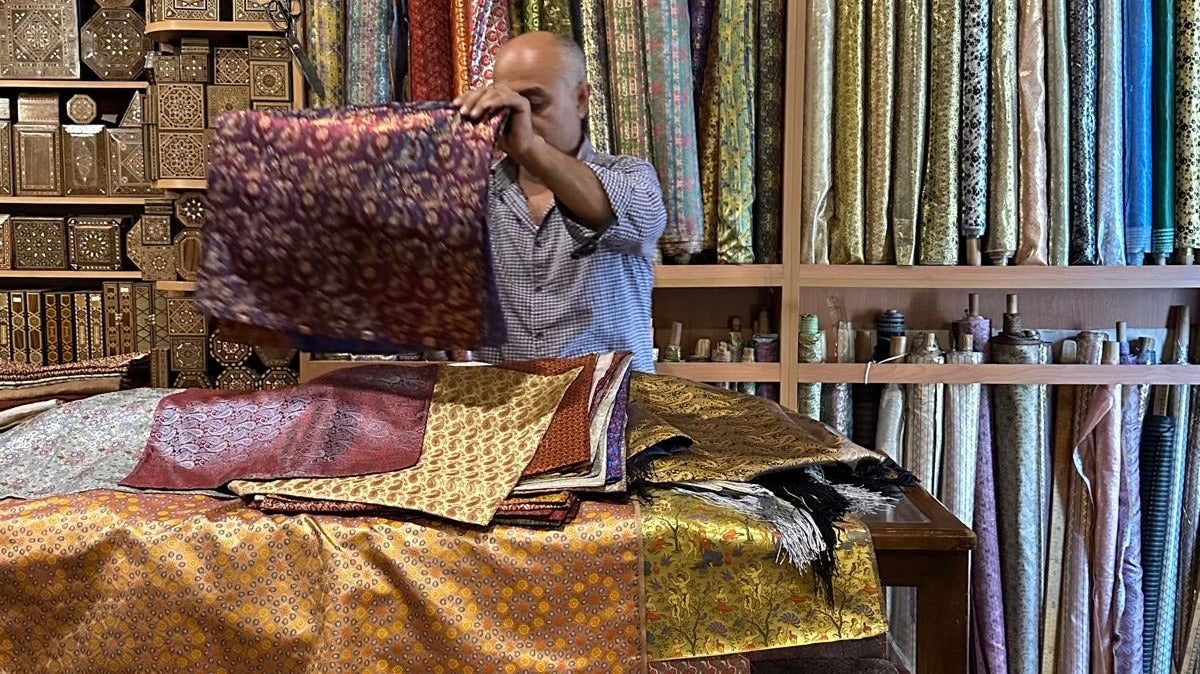 Silk Brocade Scarves