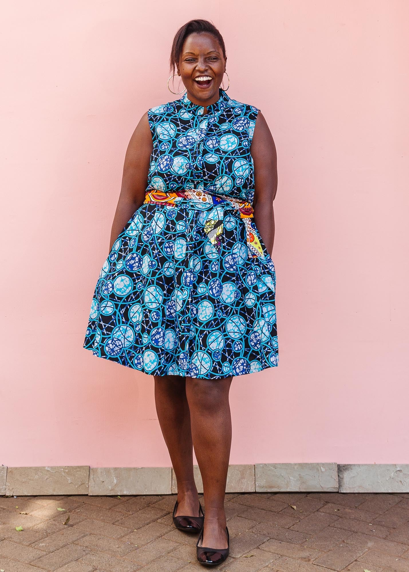 Quark-y Sleeveless Dress – Zuri