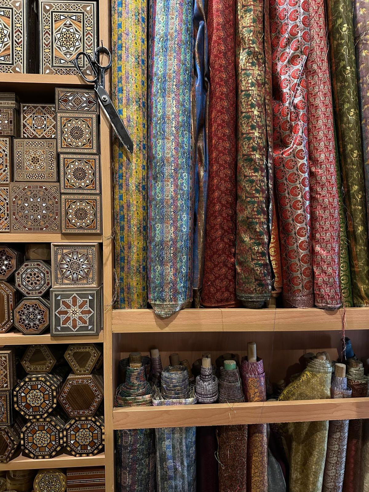 Silk Brocade Scarves