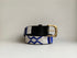 Blue and white beaded belt