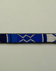 Blue and white Beaded Belt