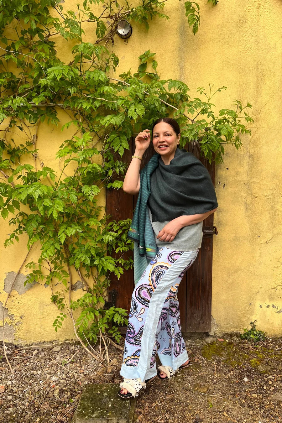Julahas Light Wool Cape Fusion Teal