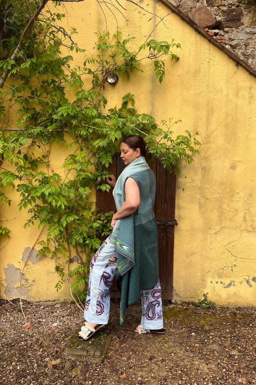 Julahas Light Wool Cape Fusion Teal