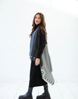 Julahas Light Wool Cape Fusion Graphic - Petite