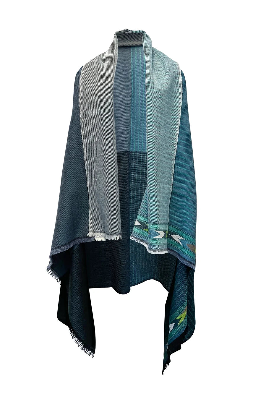 Julahas Light Wool Cape Fusion Teal