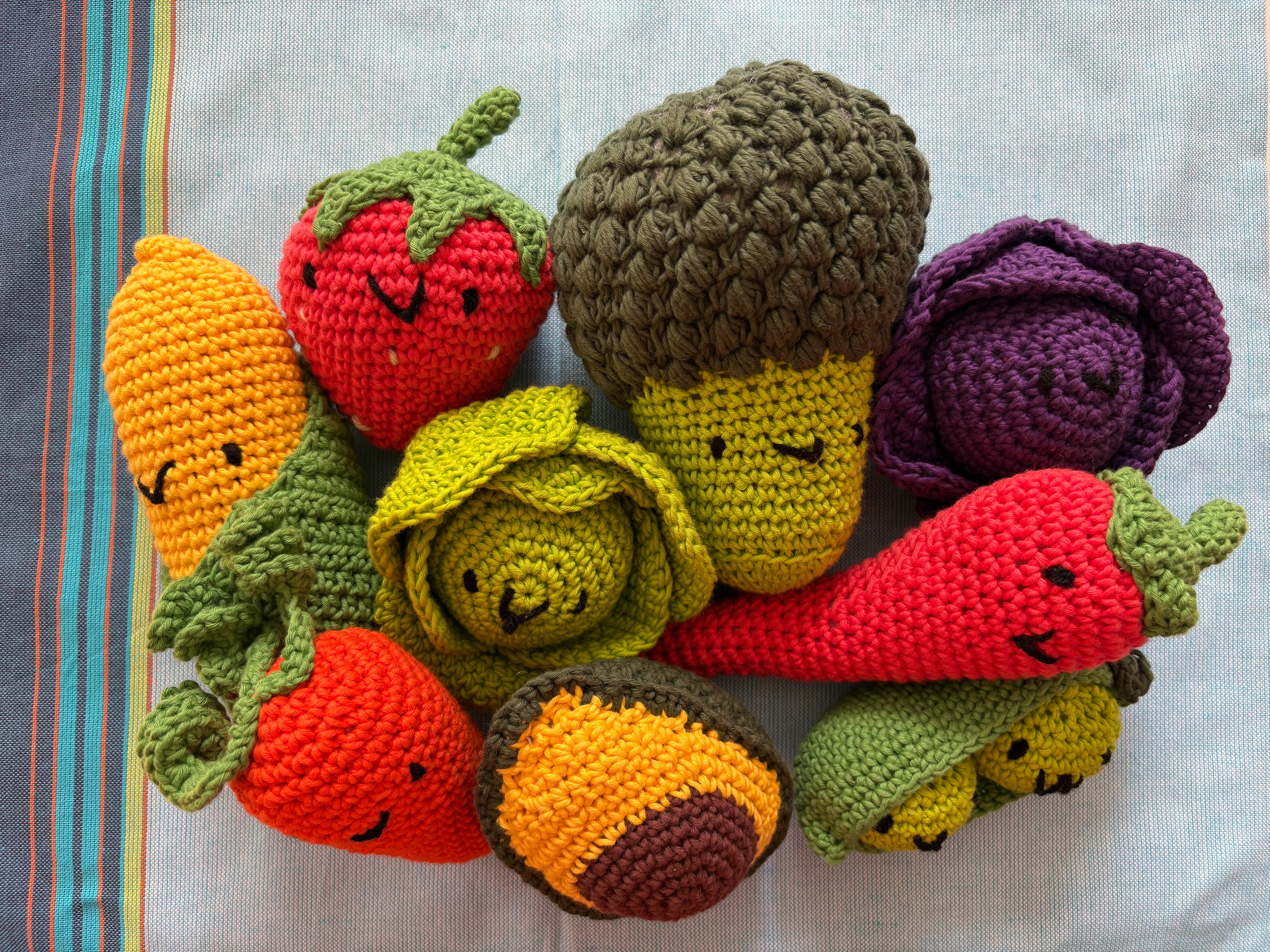 Provisions Cotton Crochet Fruits and Veggies – Zuri