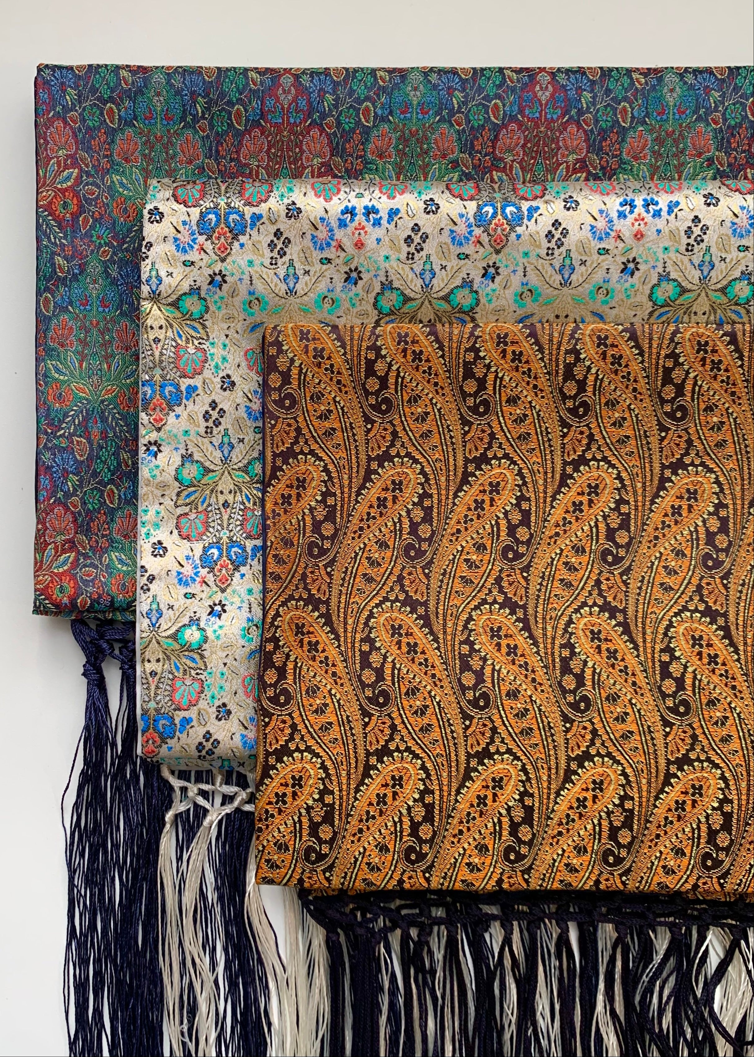 Silk Brocade Scarves – Zuri