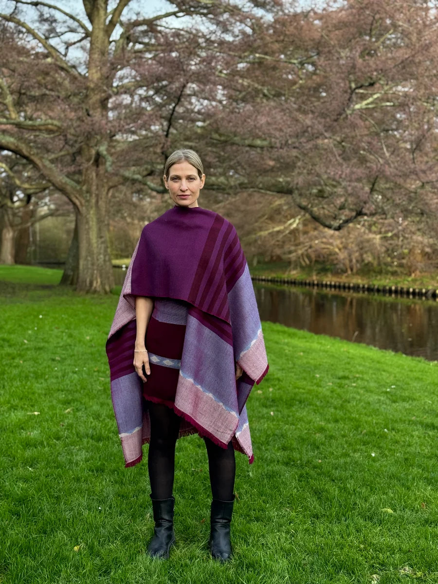 Julahas Eastern Light Wool Ruana Aranya