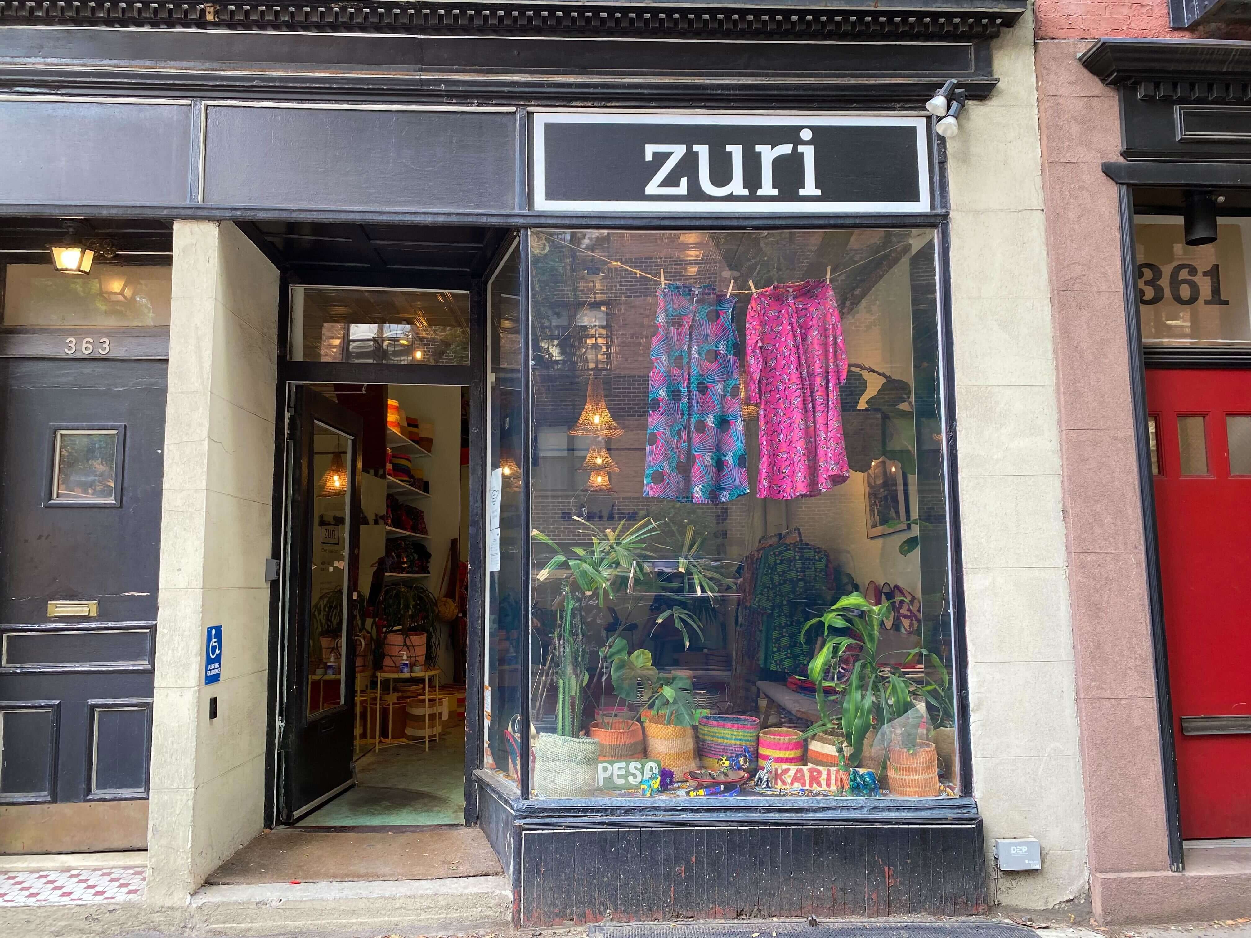 NYC Zuri storefront