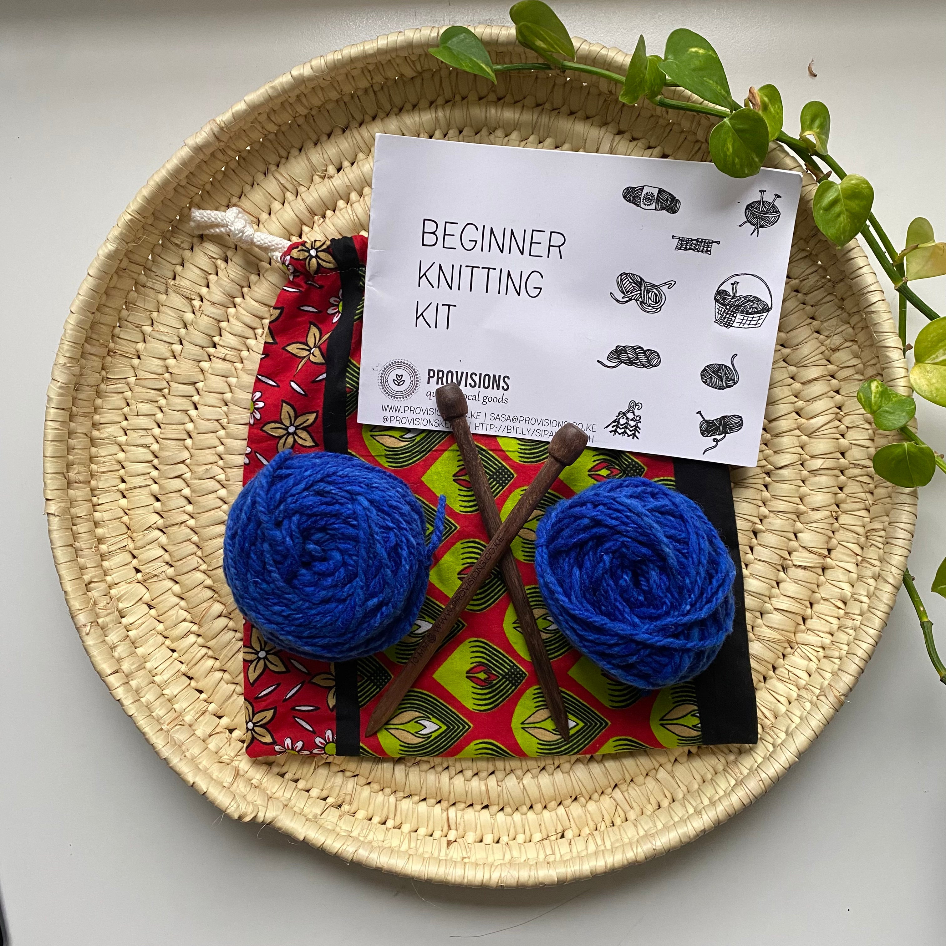Beginner Knitting Kit Zuri Beginner knitting kit zuri
