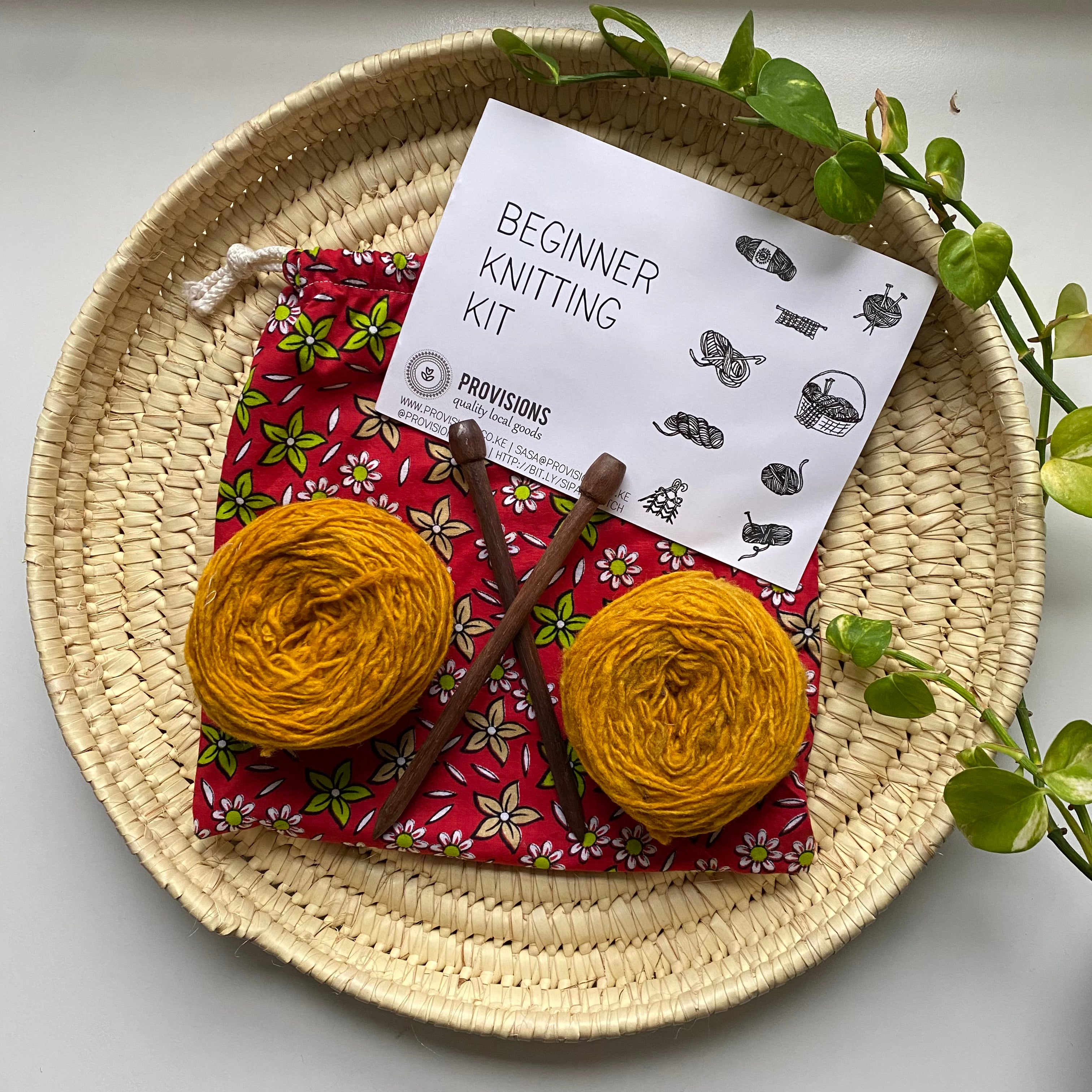 Beginner Knitting Kit Zuri Beginner knitting kit zuri