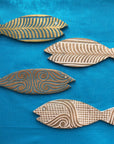carved wooden fish decoration