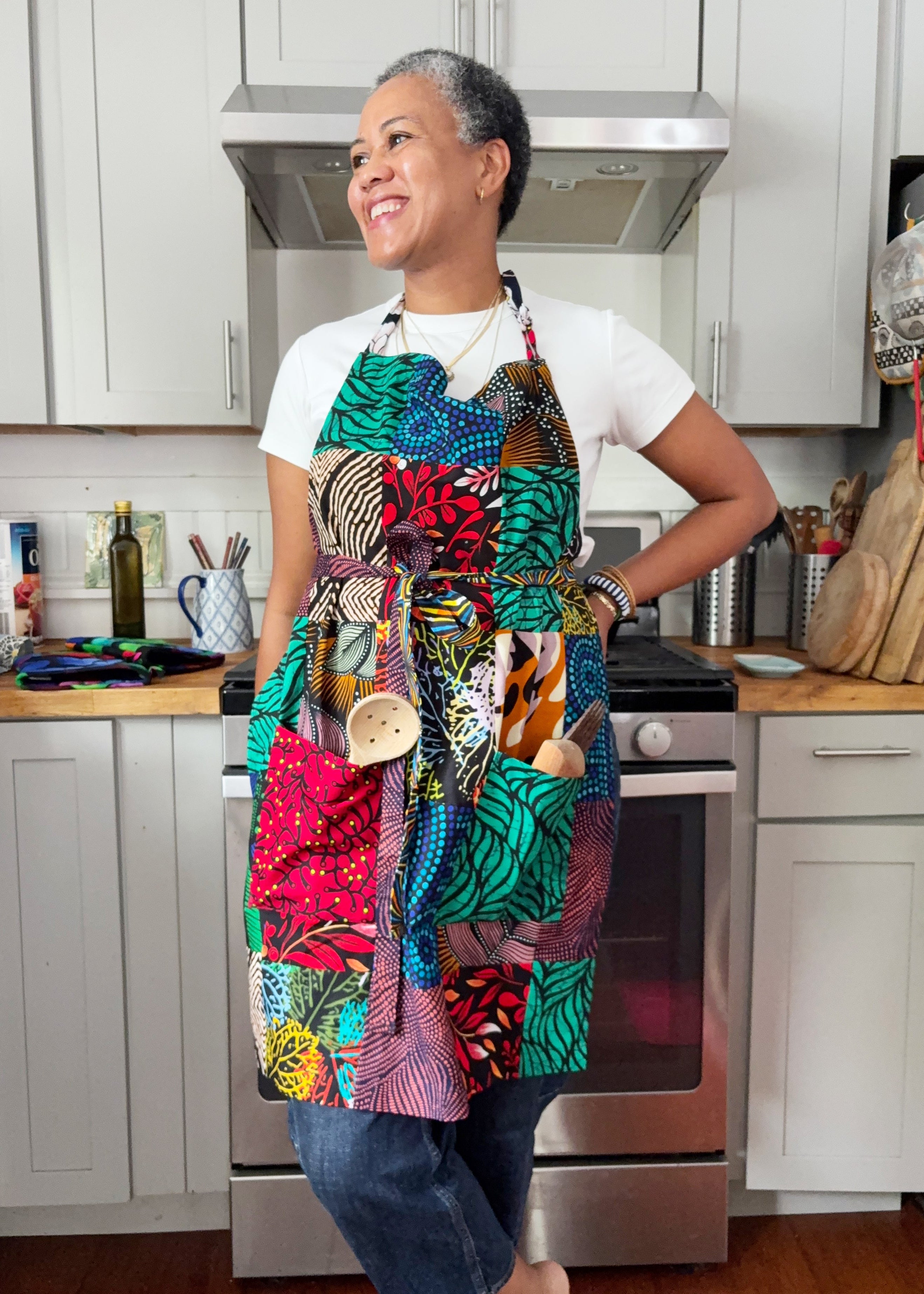 パッチワークエプロン – Zuri