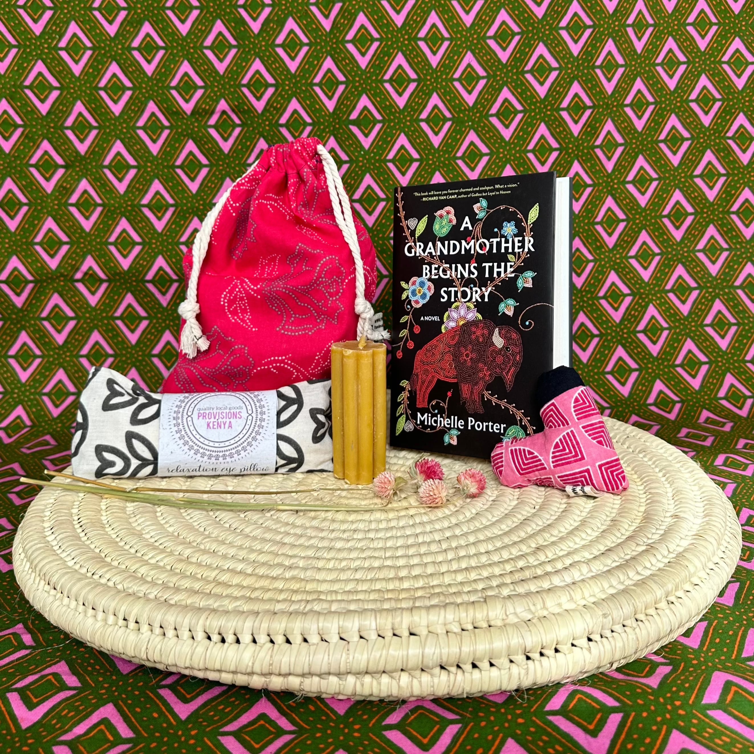 Display of " A Grandmother Begins The Story" book bundle