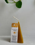 Pyramid Pure Beeswax Candle