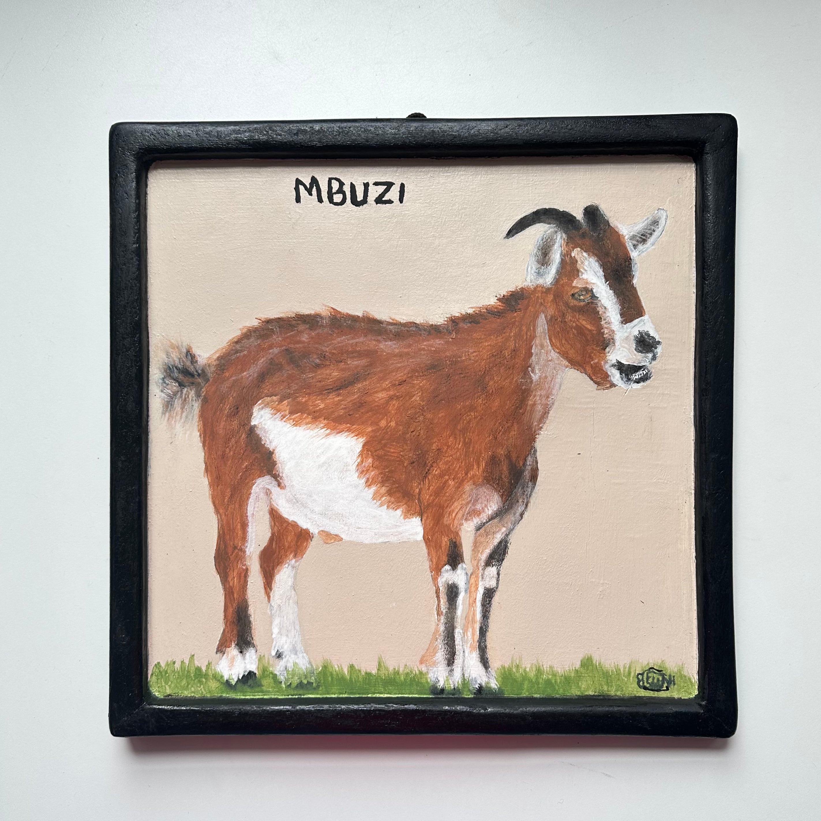 Mbuzi painting 