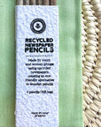 display of recycling pencils description