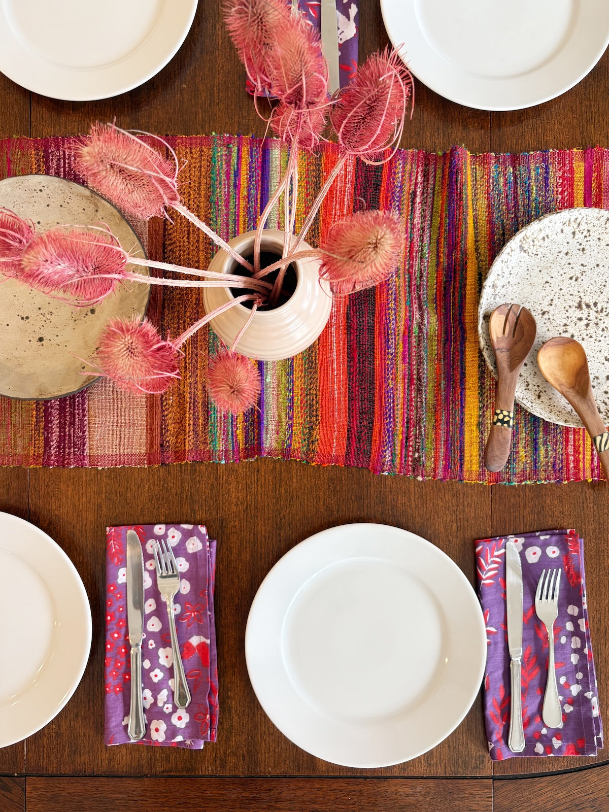 Ethiopian Recycled Silk Table Runner