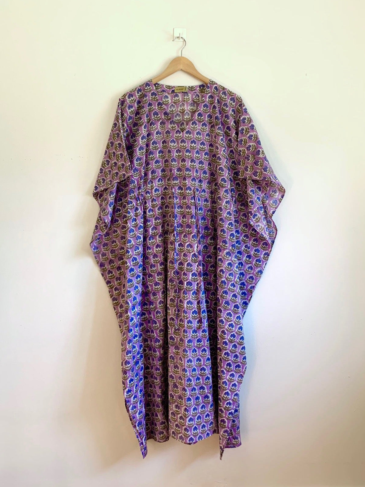 Purple Floral Kaftan