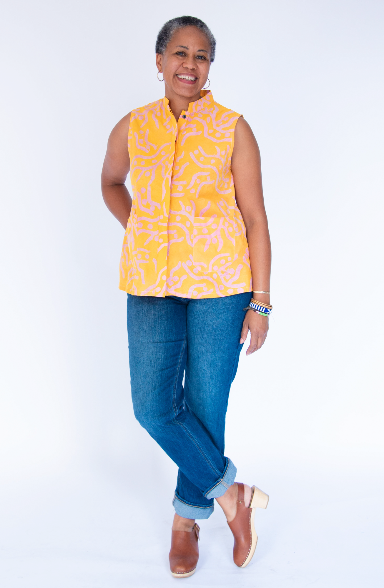 Marzipan Sleeveless Shirt